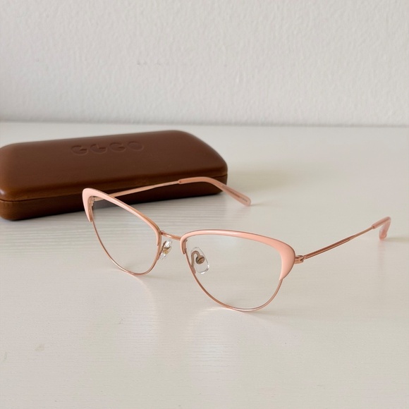 New Garrett Leight Glasses, Vista RG-PBL, Rose Gold, Vintage Style, Authentic main image 6